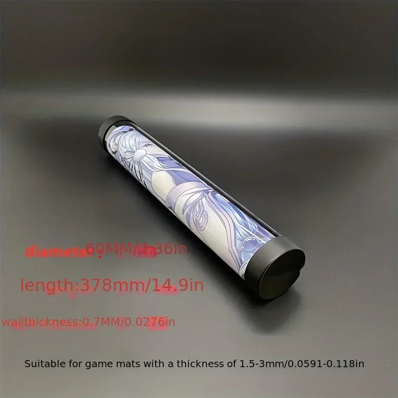 60mm Clear Card Holder - Mat & Card Storage for PTCG games, Durable Game Organizer