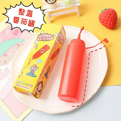 Squirt Ketchup Mustard Magic Tricks Fool Day Prank Toys Joke Magia Accessory Close Up Street Illusions Gimmicks Mentalism Props