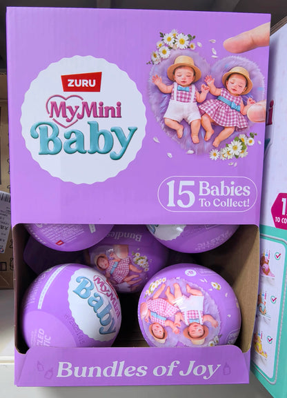 Genuine Zuru My Mini Baby Toy 5 Surpris Ball Ver1 Action Figures My Mini Baby Ver.2 Miniverse Anime Fiugres Decor Birthday Gift
