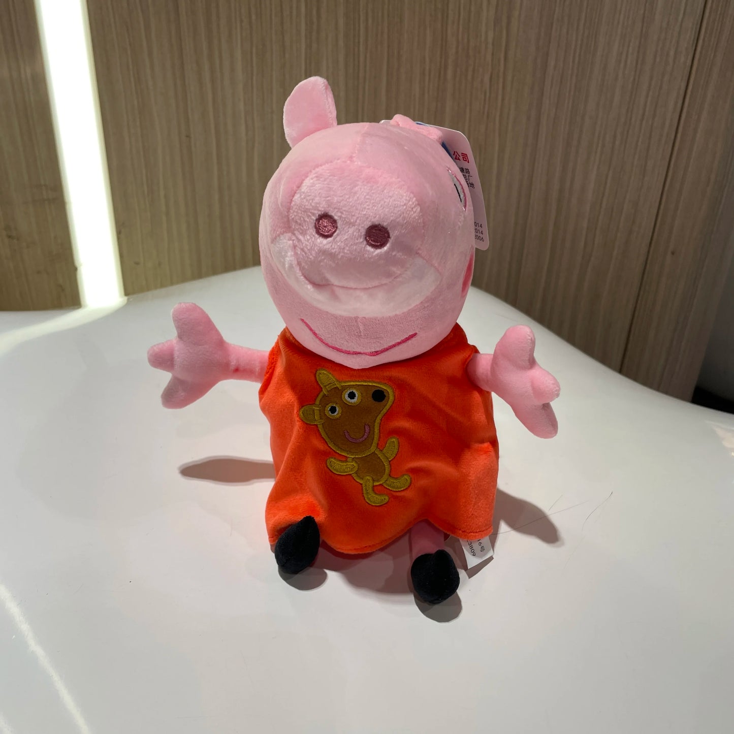 30cm 12'' Genuine Peppa Pig daddy mammy grandpa grandma dinosaur Teddy bear Peppa George Plush Toy Kids Birthday Christmas Gift