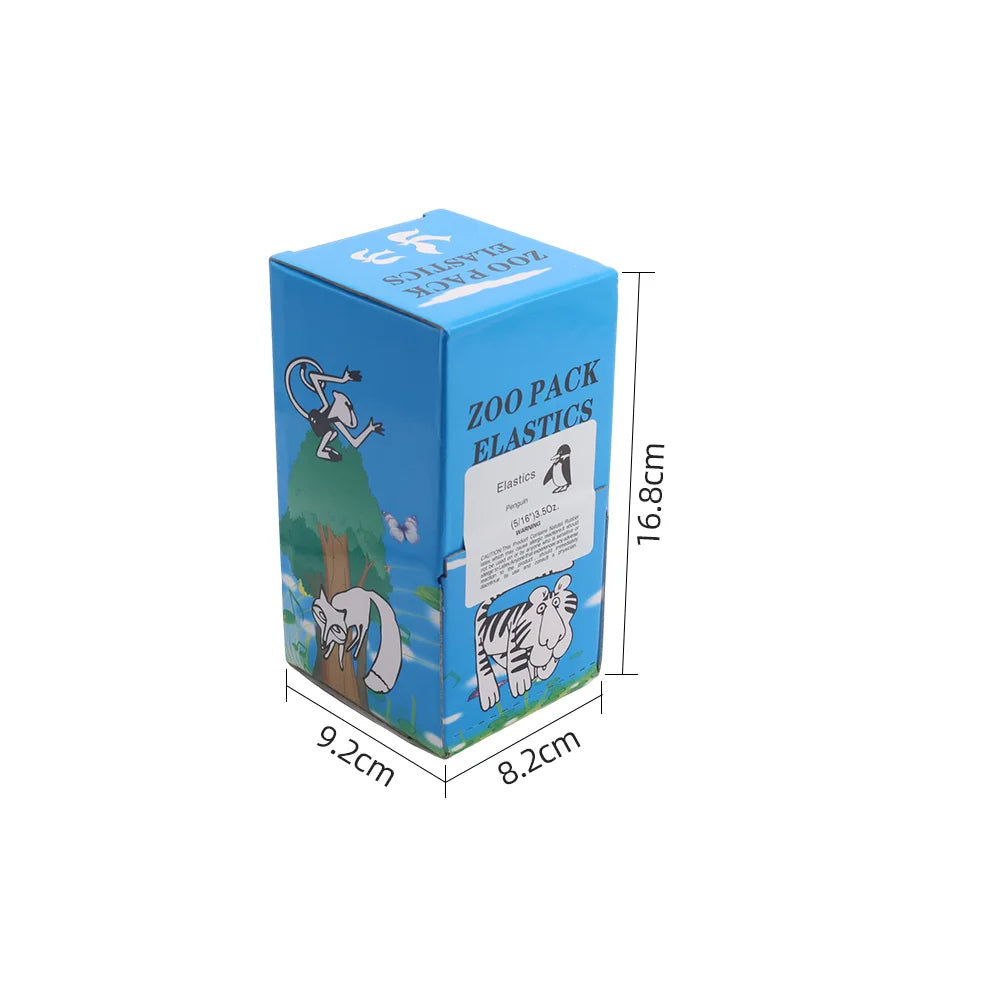 TJdent 5000Pcs/Box Dental Orthodontic Elastics Rubber Bands Zoo Pack Latex Braces Ligation Ring 3.5OZ Dentistry Material