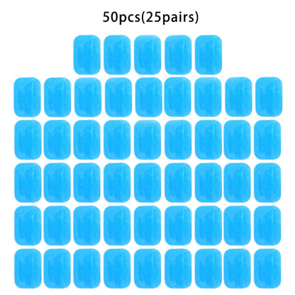 50/100pcs Trainer Abdominal Gel Stickers Fitness Hydrogel Electrode Pad For Muscle Stimulator ABS Trainer Body Massager