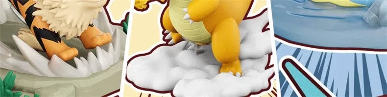 Genuine Pokemon Anime Action Figures Call Of Duty GK PVC Charizard Blastoise Arcanine Lapras Venusaur Dragonite Christmas Gift