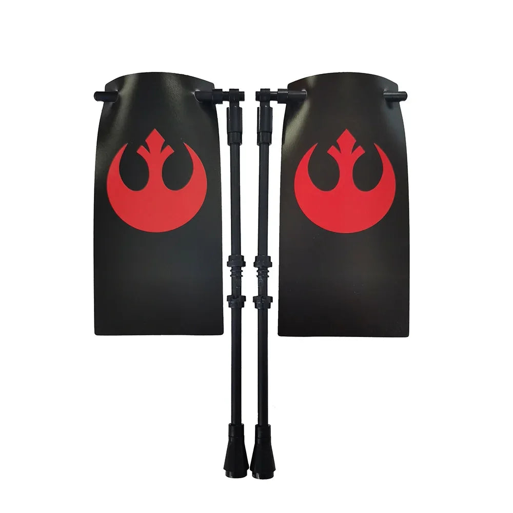 Brick Parts Headgear Clone Soldier Cape Lightsaber Flag Helmet Holes Plain Classic Piece Building Block Toy Accessory Bricklink