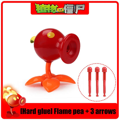 Funny Plants vs. Zombies 2 Hard Glue Peashooter Gatling Pea Shooter Sunflower Action Figure Model Dolls Shooting Toys Kids Gifts