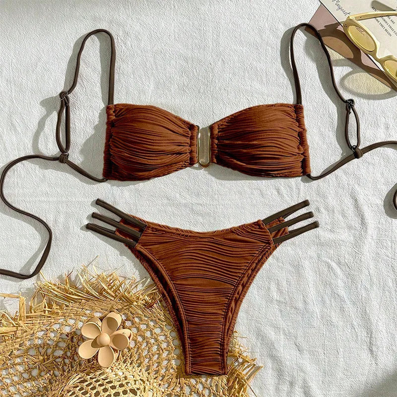 Sexy Bikinis 2026 Women's Swimwear Female Swimsuit For Swimming Wear Bathing Suits Brazilian Bikini Set Beachwear Pool Bather