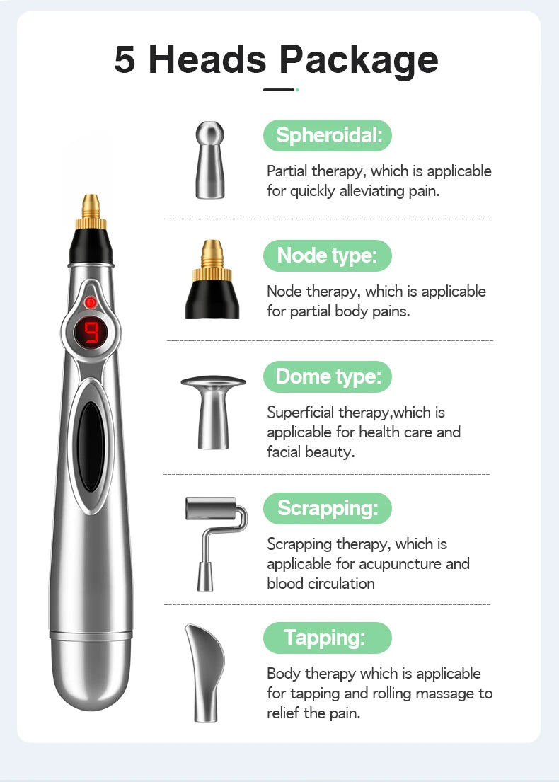 Electronic Acupuncture Pen Acupuncture Point Pen Acupuncture Point Pen Meridian Energy Meridian Pen Massage Pen Acupuncture Acup