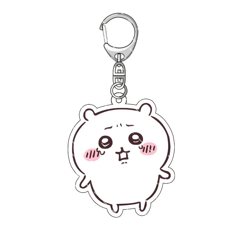 Chiikawa Pendant Anime Comic Acrylic Peripheral Keychain Hachiware Usagi Cute Pendant Bag Hanging Decoration Decoration