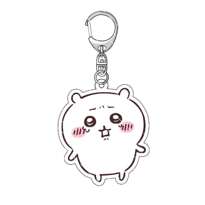 Chiikawa Pendant Anime Comic Acrylic Peripheral Keychain Hachiware Usagi Cute Pendant Bag Hanging Decoration Decoration