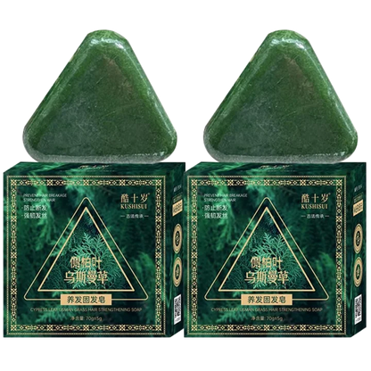 1/2/3pcs Hair Loss Prevention Set Fast Regrowth Hair Essential Oil Usman Handmade Shampoo Soap Hair Care Serum Scalp Thickening