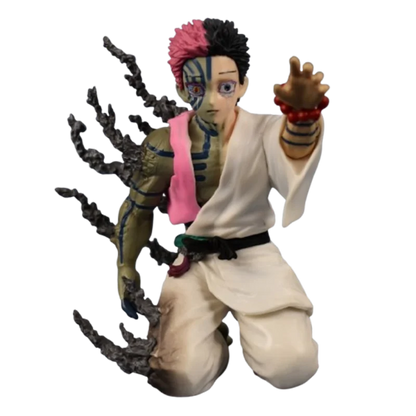 In Stock 13cm Demon Slayer Akaza Hakuji Anime Figure Model Doll Action Figurine Pvc Decoration Peripheral Desktop Ornament Toy