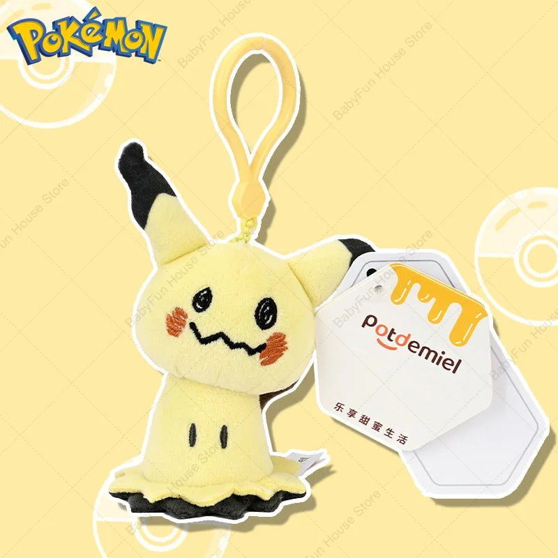 Original Pokemon Mimikyu Gengar Snorlax Umbreon Plush Toy Keychain Kawaii Espeon Jigglypuff Sprigatito Quaxly Peluche Dolls Gift