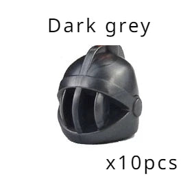 Viking Pirate Age Bullhorn Hat Medieval Knight Roman Warrior Soldier Helmet Action Figures Building Blocks Toys For Children