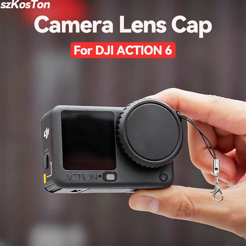 Camera Lens Caps for DJI Osmo Action 6 Anti-scratch Silicone Camera Lens Protective Cover for DJI Action 6 Camera Accessories