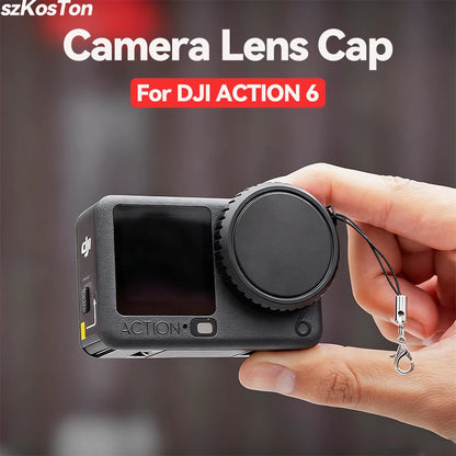 Camera Lens Caps for DJI Osmo Action 6 Anti-scratch Silicone Camera Lens Protective Cover for DJI Action 6 Camera Accessories