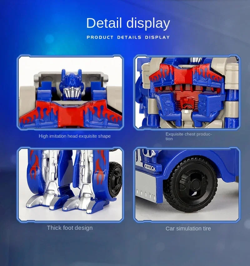 Transformation Toy Robot One Step Deformation Car Action Figure Model Dinosaur Toys for Boys