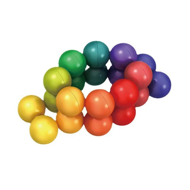 3D Cube Ball Puzzle Magic Ball - Unlimited Versatile Cube Stress Relief Toy for Brain Training And Fun