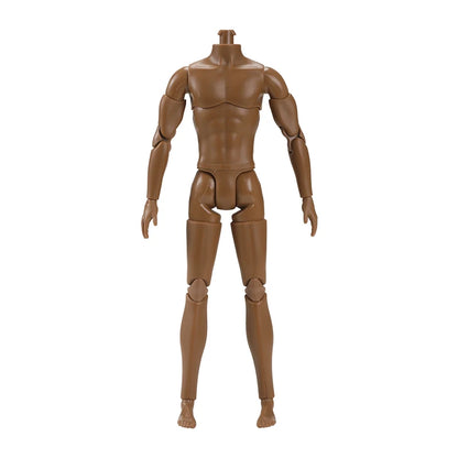 30CM Beige Coffee 1/6 Male Yoga Doll Body DIY Dressing Doll Figure Parts Accessories for Collectible Toys