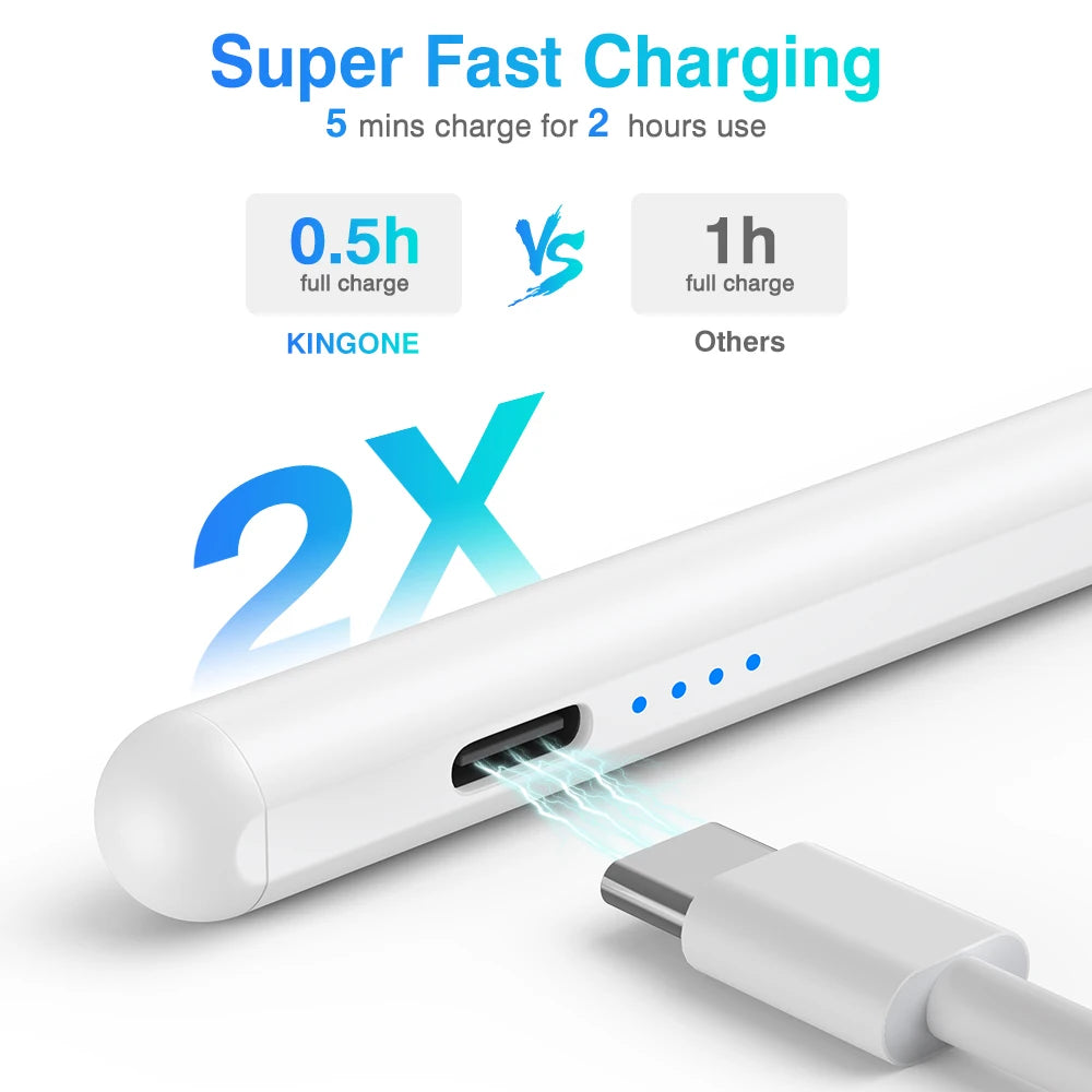 P+7 Universal Stylus Pen For Android IOS Capacitive Screen Touch Pen For iPad Apple Pencil For Huawei Xiaomi Samsung Tablet Pen