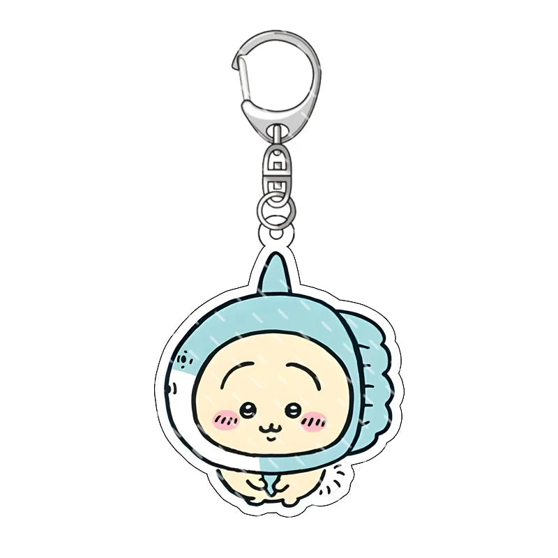 Chiikawa Pendant Anime Comic Acrylic Peripheral Keychain Hachiware Usagi Cute Pendant Bag Hanging Decoration Decoration