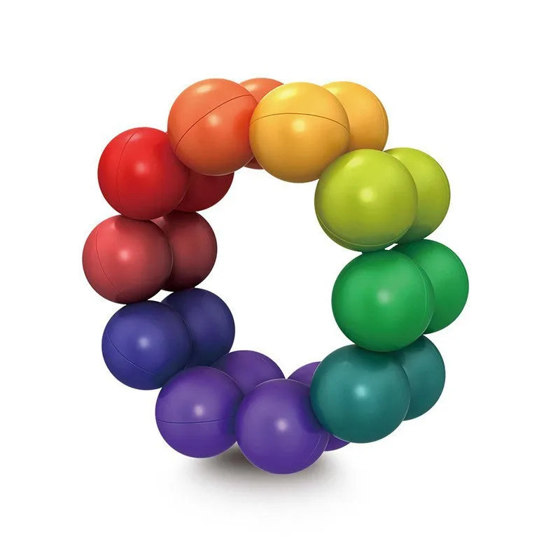 3D Cube Ball Puzzle Magic Ball - Unlimited Versatile Cube Stress Relief Toy for Brain Training And Fun