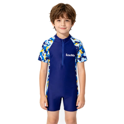 Girls Swimsuits Kids Toddler 3 to 4 5 6 7 8 9 10 Years Beach Pink Cute Child Swim Suit Short Sleeve One Piece Swimwear Outfits