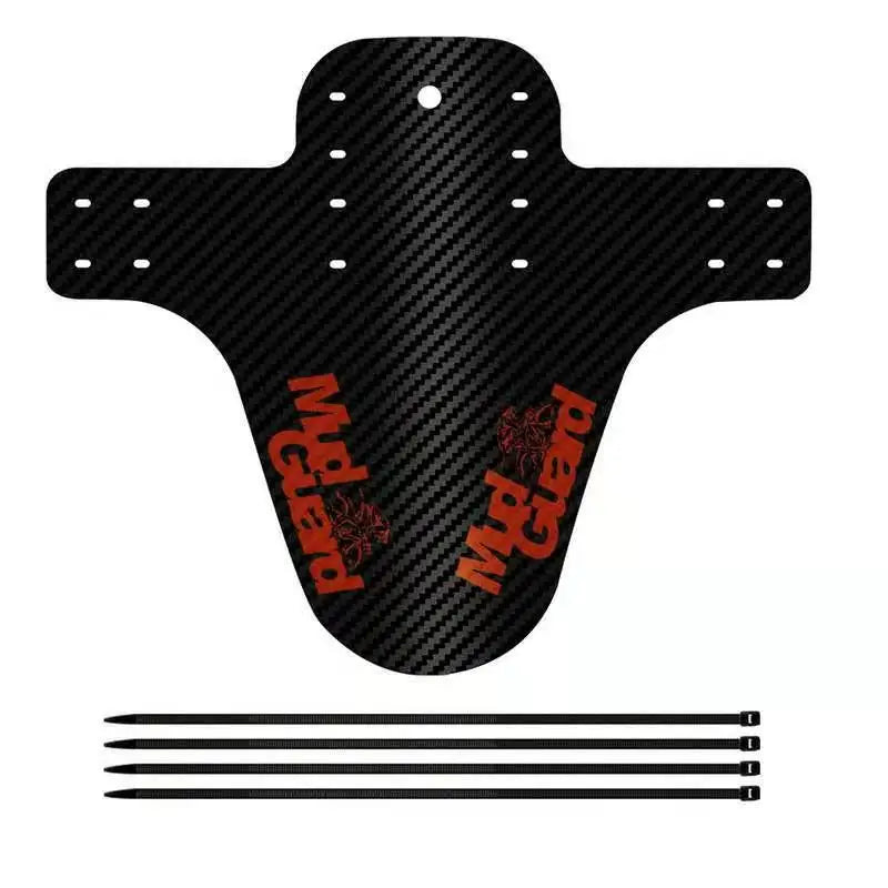 Carbon Pattern Bicycle Fender Portable Road Mountain Bike Mud Guard Bike Front Rear Wheel Mudguard Ultralight MTB Fender