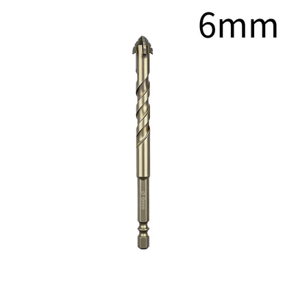 High-Four-edged serrated eccentric drill for dry drilling of ceramic tiles, glass, marble, concrete, stainless steel drill bits