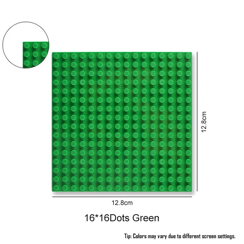 32x32x16x16 Dots Classic Base Plates MOC DIY Plastic Bricks Baseplates City Dimensions Building Blocks Figures Construction Toys