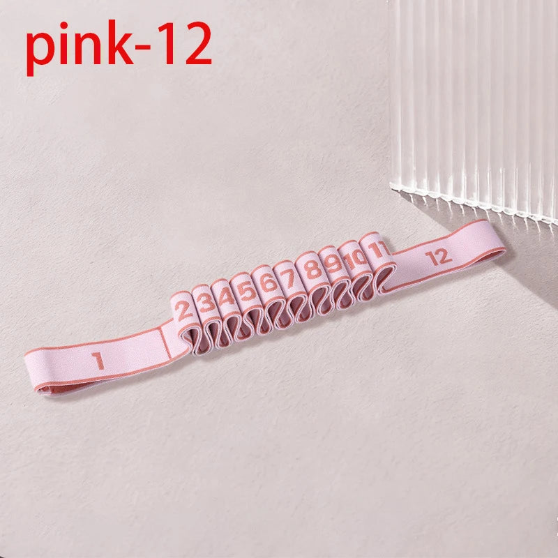 Elastic Yoga Stretching Strap Ballet Dance Leg Stretching Band Beginner Pilates Dance Gymnastics Loop Strap Belt Fitness Sport