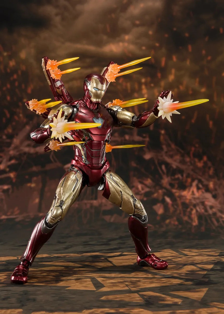 New 16cm Marvel Avengers Iron Man Mark 85 Ultimate Articulated Figure Model Statue Desktop Decoration Gift