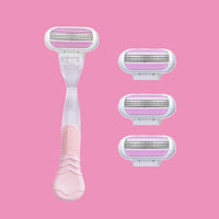 1 handle  3 blades