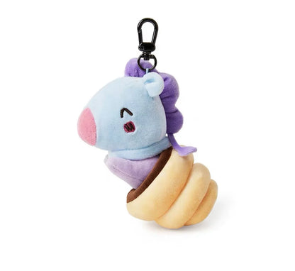 10cm Korean Popular Idol Boy Group Kawaii Plush keychain pendant small animal cross-dressing dessert cake plush doll Anime