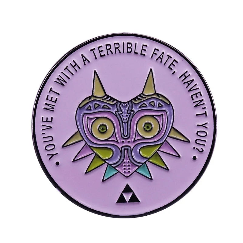 Link Enamel Pins Anime Games Lapel Pin Brooches for Backpack Collection Manga Badges Jewelry Accessories