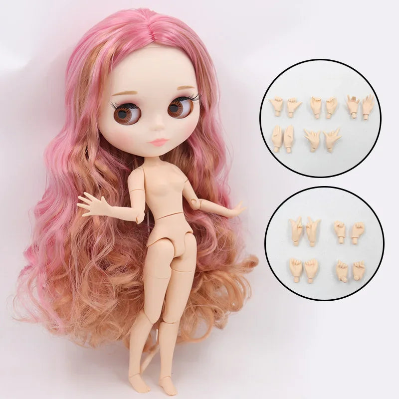 Russia Only ICY DBS Blyth Doll White Skin Joint Body 1/6 BJD Special Price OB24 Toy Gift