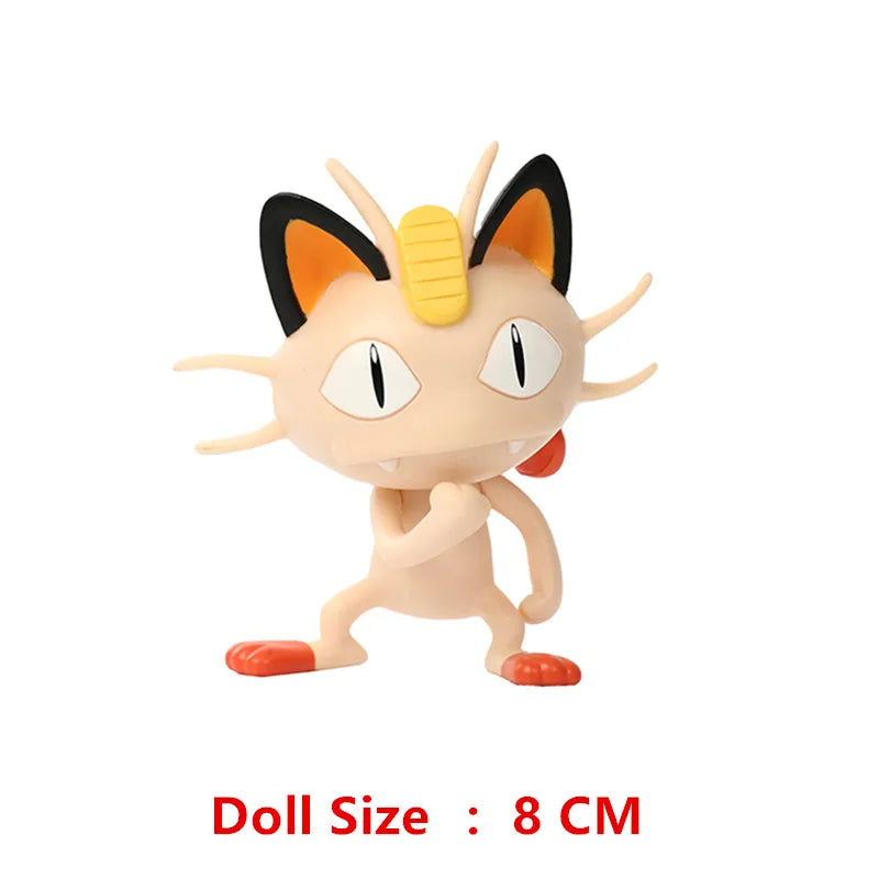 Pokemon Cartoons Anime Figure Pikachu Eevee Gengar Mewtwo Pocket Monster Figure Model Action Toy Kids Birthday Gift Buy in bulk