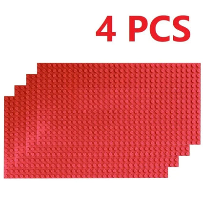 4PCS Classic Baseplates 32x32 16X32 Dots Building Blocks Bricks Base Plates DIY Plastic Board Blocks MOC City Construction Toys