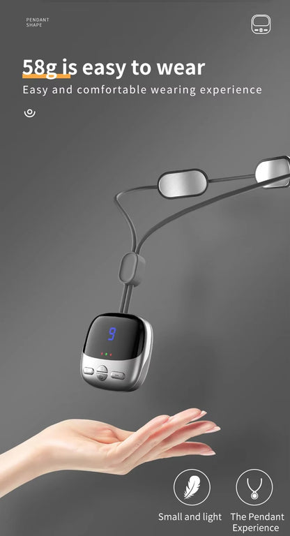 NEW Mini Smart Hanging Neck Shoulder Cervical Spine Massager Mini Portable Hot Compress Neck Artifact Dredging Neck Protector