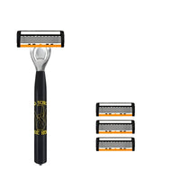 1 handle  3 blades