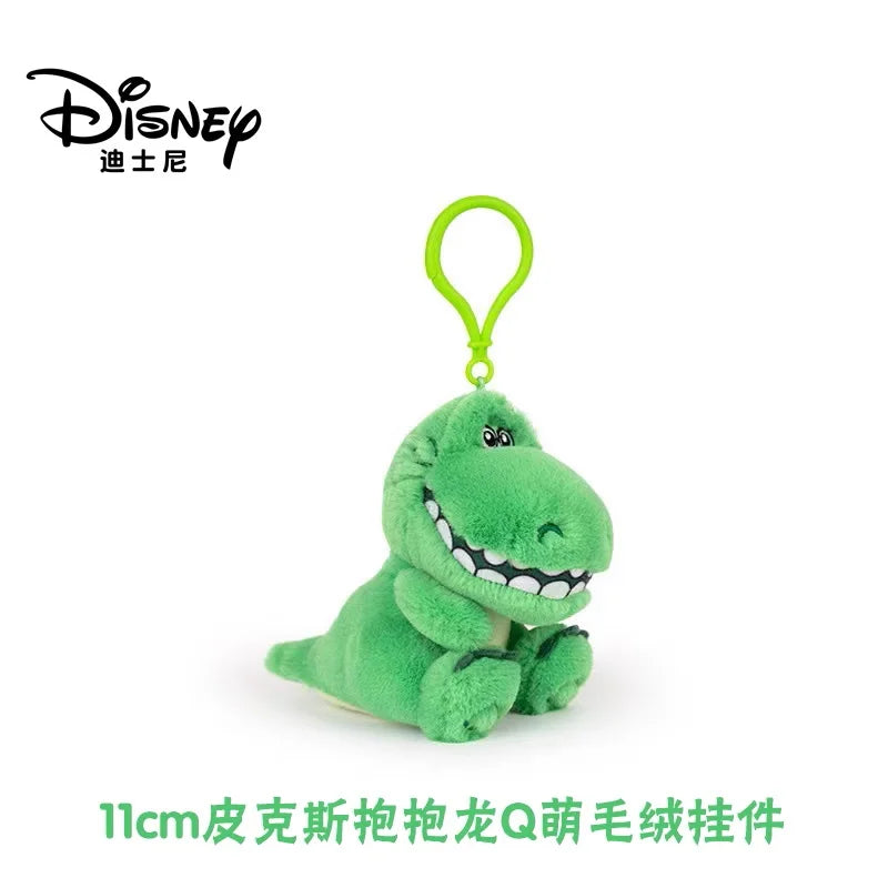 Original Disney Toy Story Stitch Kawaii Winnie Lotso Plush Doll Cartoon Stuffed Anime Keychain Pendant Strap Toys Gift For Kids