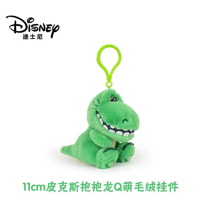 Original Disney Toy Story Stitch Kawaii Winnie Lotso Plush Doll Cartoon Stuffed Anime Keychain Pendant Strap Toys Gift For Kids