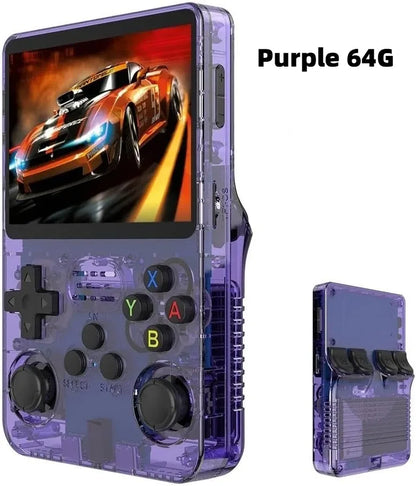 R36S Retro Handheld Game Console Linux System 3.5-inch IPS HD 4K With 64G 20000 Games Portable Pocket Game Console