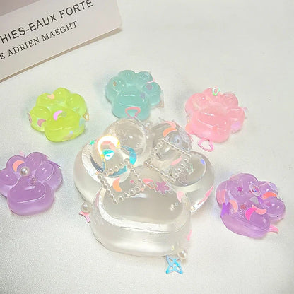 Luminous Cat Paw Hamster Squishy Squeeze Toy Stress Relief Party Antistress Rising Toys For Adult Kids Stretch Toy Decompression