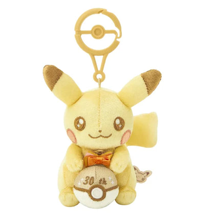 Genuine PokéMon Center PokéMon 30th Anniversary Original Pixel Style Plush Toy Stuffed Doll Anime Fans Collection Toy Gift