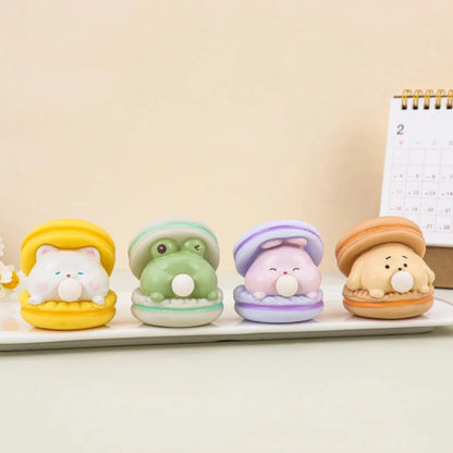 Creative Cute Animal Spit Bubble Burger Stress Relief Pinch Children's Toy Anti-stress Relief Squishy Toy Funny Vent Squeeze Toy