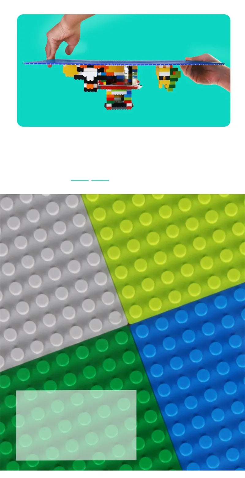 1pcs 32x64 holes single layer classic block base plate, DIY assembly block wall compatible brand toys Christmas Birthday gift