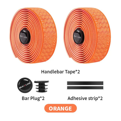 BUCKLOS Bicycle Handlebar Tapes Road Bicycle Handlebar Tape Anti-slip Waterproof Cycling Bar Wrap Road Bike Accessories