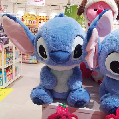 32/45/55cm Stitch Large Plush Doll Soft Cute Anime Periphery Sofa Pillow Bedhead Decor Accompany Toy Ornament Gift For Childs