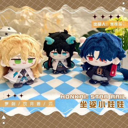 Honkai: Star Rail Plush dolls New Sunday Aventurine Boothill Himeko Pepper Fu Xuan Robin Hill tapirze Feixiao Kids Gifts Toys