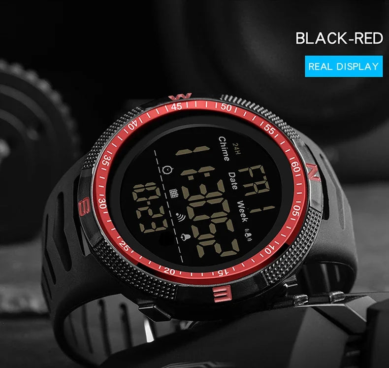 SANDA 6014 Military Sport Watch for Men Clock Digital Wristwatches Shockproof Countdown Waterproof Bracelet Relojes Para Hombre
